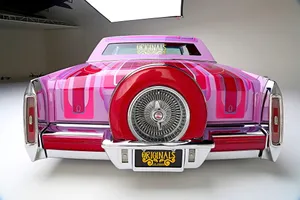 Classic Cadillac Fleetwood In Stunning Scenery Wallpaper