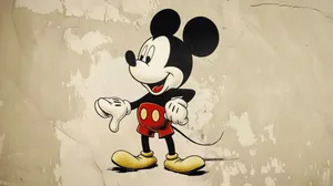 Classic Cartoon Character Vintage Backdrop Wallpaper