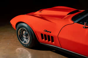 Classic Chevrolet Corvette Stingray Side View Wallpaper