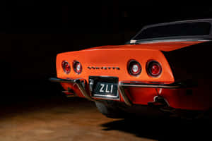 Classic Corvette Z L1 Rear View Wallpaper