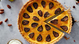Classic Custard Pie Tart Wallpaper