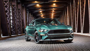 Classic Ford Mustang Bullitt In Action Wallpaper