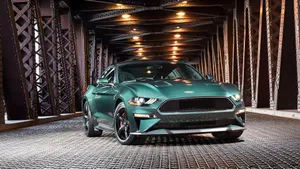 Classic Ford Mustang Bullitt In Action Wallpaper