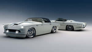 Classic Ford Thunderbird Cruising Wallpaper