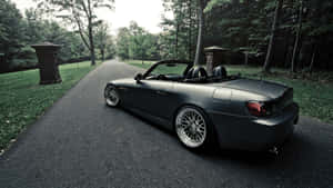 Classic Honda S2000 In Stunning Landscape Wallpaper