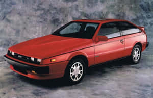 Classic Isuzu Impulse In Breath-taking Sunset Backdrop. Wallpaper