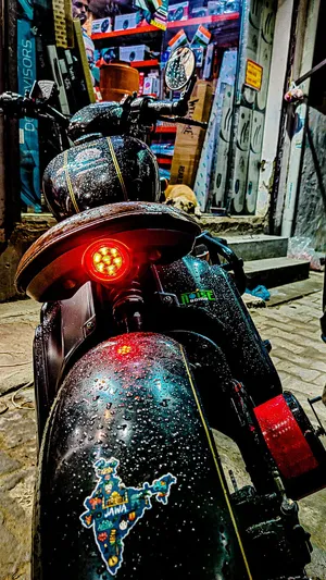 Classic Jawa Motorcycle In Pristine Condition Wallpaper