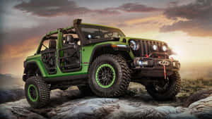 Classic Jeep Cj Dominating The Outdoors Wallpaper