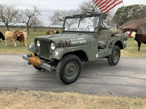 Classic Jeep Willys Off-roading Adventure Wallpaper