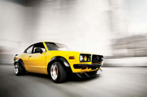 Classic Mazda Rx-3 In Pristine Condition Wallpaper