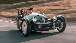 Classic Morgan 3 Wheeler In Its Glory Wallpaper