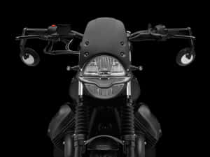 Classic Moto Guzzi Motorcycle On Road Wallpaper