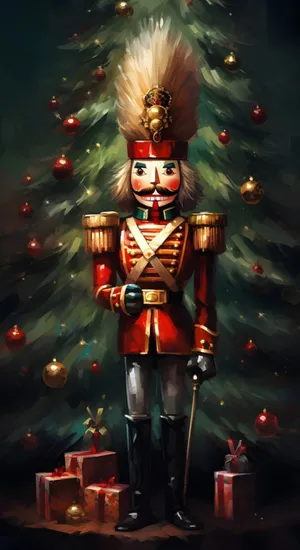 Classic Nutcracker Soldier Wallpaper