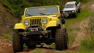 Classic Off-road Adventure - Jeep Cj Wallpaper