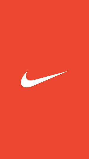 Classic Orange Red Nike Iphone Wallpaper