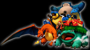 Classic_ Pokemon_ Group_ Wallpaper Wallpaper