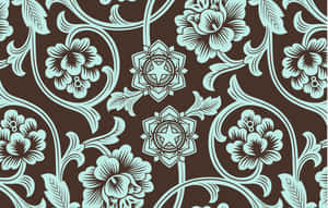 Classic Retro Car On Scenic Road Wallpaper