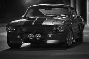 Classic Shelby G T500 Night Scene Wallpaper