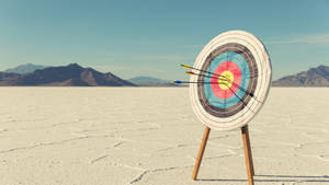 Classic Shooting Target Board Wallpaper