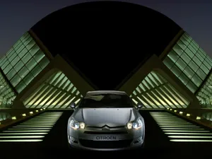 Classic Silver Citroen C5 Ii Wallpaper