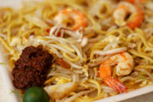 Classic Singaporean Hokkien Mee Wallpaper