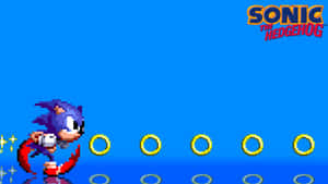 Classic Sonic Sprinting Wallpaper