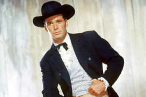 Classic Western Actorin Black Hat Wallpaper