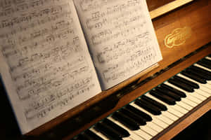 Classical Music Sheeton Piano Wallpaper