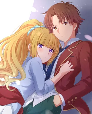 Classroom Of The Elite Intimate Moment Wallpaper