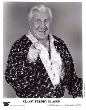 Classy American Wrestler Freddie Blassie Wallpaper