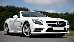 Classy Mercedes Benz Sl-class Convertible Wallpaper