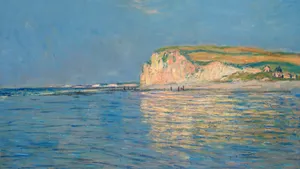 Claude Monet Low Tide At Pourville Wallpaper