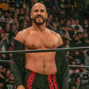 Claudio Castagnoli At Aew X Njpw Forbidden Door Match Wallpaper