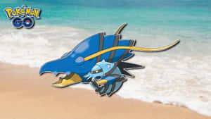 Clawitzer At The Beach Wallpaper