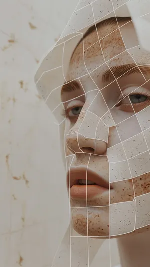 Clean Girl Aesthetic Facial Grid.jpg Wallpaper