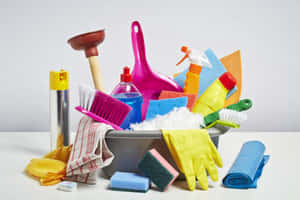 Cleaning Tool Kit Wallpaper