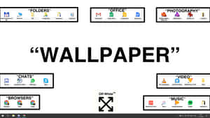 Clear Off Your Desktop And Upgrade To This Modern Off White Design. Wallpaper