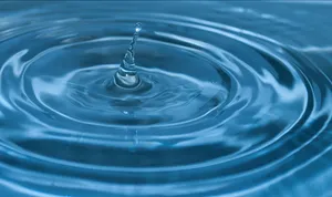 Clear Water Rippling Wallpaper