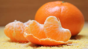 Clementine Citrus Fruits Eye Level Angle Wallpaper