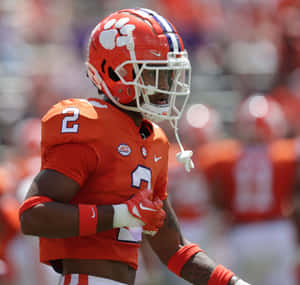 Clemson Football Player Number2 Wallpaper