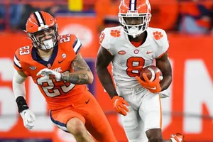 Clemson Receiver Action Wallpaper