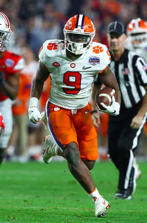 Clemson Running Back Action Wallpaper