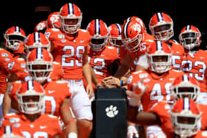 Clemson Tigers Football Team And Texas A&m Aggies Wallpaper