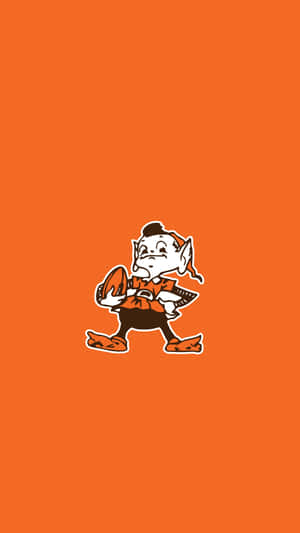 Cleveland Browns Elf Mascoti Phone Wallpaper Wallpaper