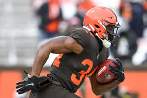 Cleveland Browns Running Back Action Wallpaper