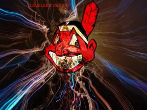 Cleveland Indians Cool Neon Wallpaper