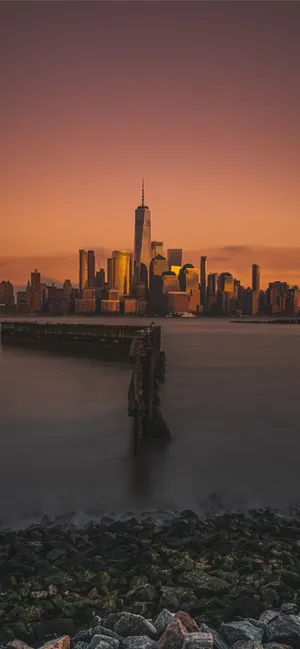 Cleveland Skyscrapers Iphone Wallpaper