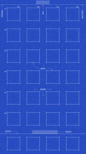 Clever Blueprint Design Wallpaper