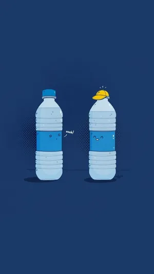 Clever Iphone Water Bottle Wallpaper