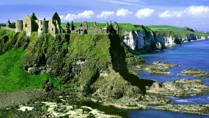 Cliff Buildings Ireland Desktop Wallpaper